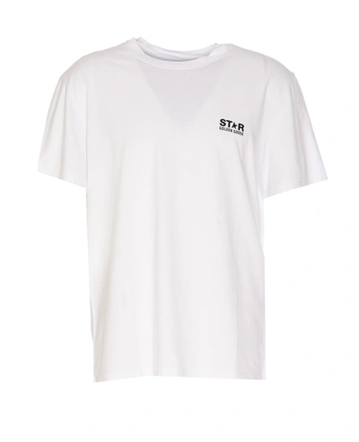 Shop Golden Goose Star T-shirt In White Black