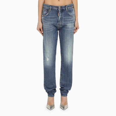 Shop Dsquared2 | Jennifer Navy Blue Denim Jeans