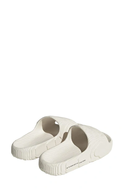 Shop Adidas Originals Adilette 22 Sport Slide In Off White/ Off White/ Black