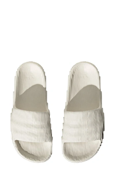 Shop Adidas Originals Adilette 22 Sport Slide In Off White/ Off White/ Black