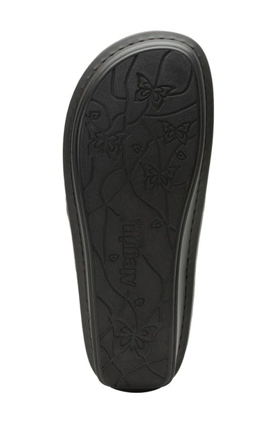 Alegria By Pg Lite Single Strap Flat In Choco Luster