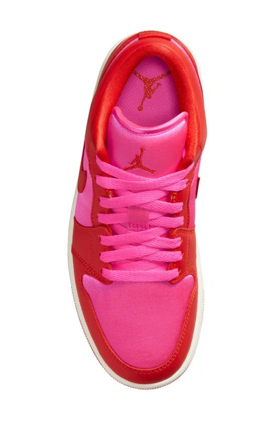 Shop Jordan Air  1 Low Se Sneaker In Pink Blast/ Chile Red/ Sail