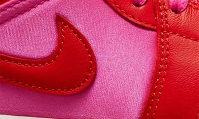 Shop Jordan Air  1 Low Se Sneaker In Pink Blast/ Chile Red/ Sail