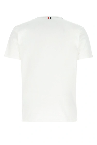Shop Thom Browne T-shirt In 100