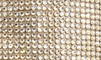Shop Reaction Kenneth Cole Pepea Crystal Platform Wedge Sandal In Gold Elastic