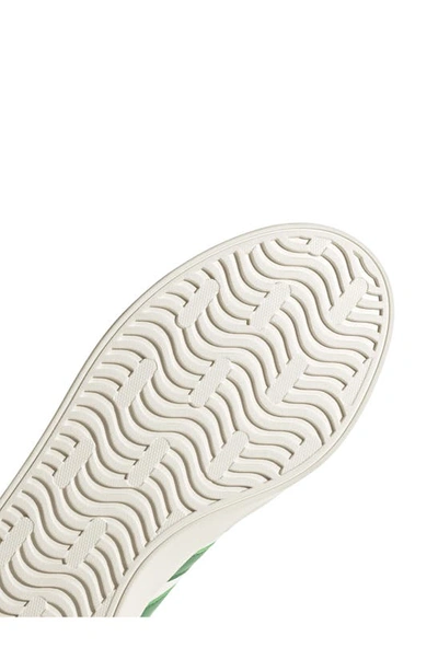 Shop Adidas Originals Vl Court 3.0 Sneaker In White/ Green/ Alumina
