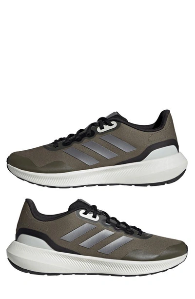 Shop Adidas Originals Runfalcon 3.0 Sneaker In Olive/ Iron Met./ Orbit Grey