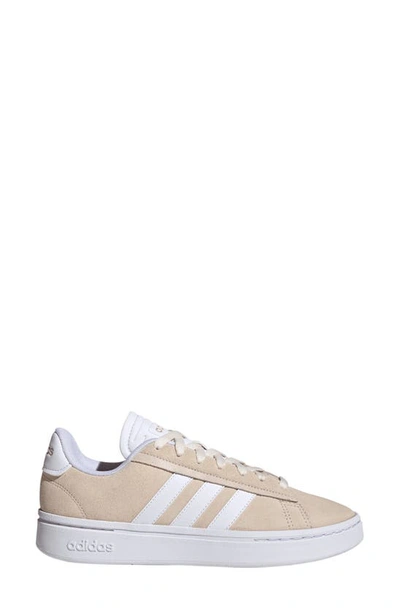 Shop Adidas Originals Grand Court Alpha Sneaker In White/ White/ Beige