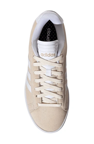 Adidas Originals Women's Grand Court Alpha Cloudfoam Lifestyle Comfort Casual Sneakers From Finish Line In White/ White/ Beige
