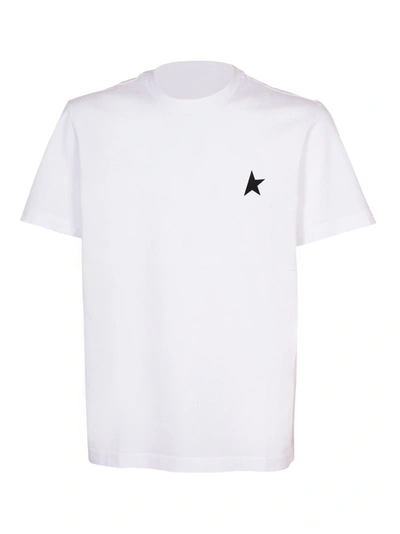 Shop Golden Goose Star Ws Regular T-shirt / Small Star/ Blackboard In 10364