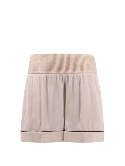 Shop Off-white Shorts In Beige