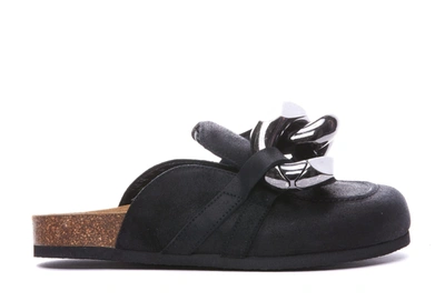 Shop Jw Anderson J.w. Anderson Chain Loafers In Black