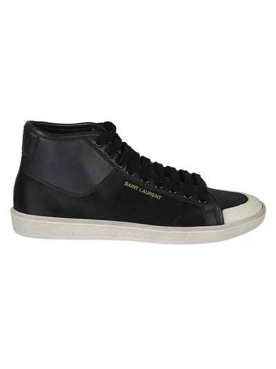 Shop Saint Laurent Sl/39 Sneakers In Black