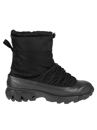 Shop Burberry Arthur Puffy Boots In Black