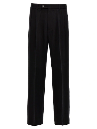 Shop Amiri Wide Leg Pants In Black