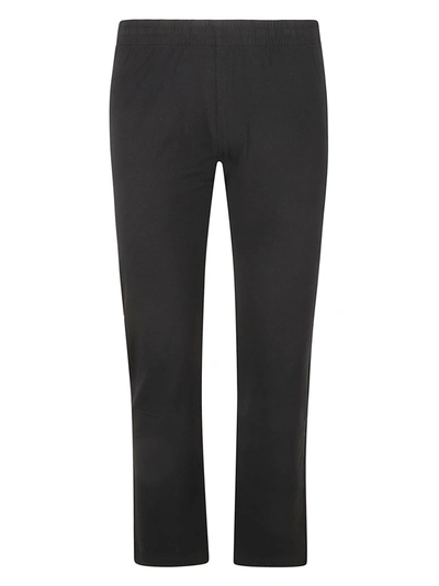 Shop Balenciaga Low-waist Trousers In Black