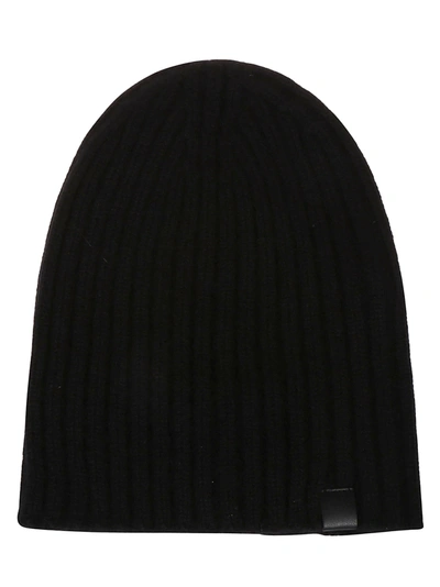 Shop Tom Ford Ribbed Hat In Black
