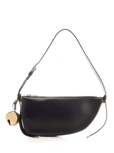Shop Burberry Shield Sling Small Shoulder Bag In Black