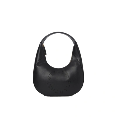 Shop Stella Mccartney Small Hobo Bag In Black