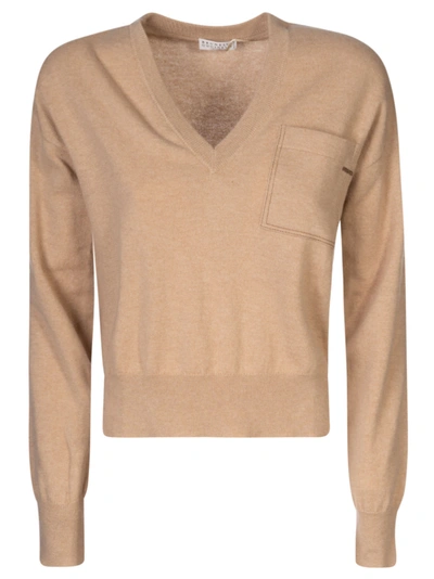 Shop Brunello Cucinelli V-neck Sweater In Default Title