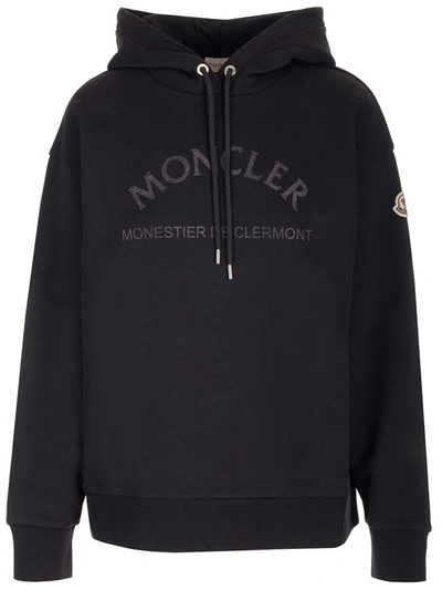 Shop Moncler Relaxed Fit Hoodie In Default Title