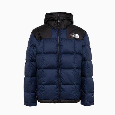 Shop The North Face Lhotse Jacket In Navy/tnf Black