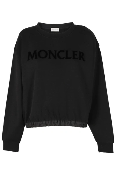 Shop Moncler Sweatshirt In Nero