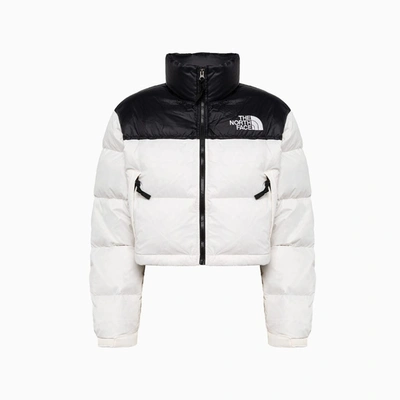 Cropped puffer jacket north hot sale face