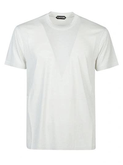 Shop Tom Ford T-shirt In Soft Grey
