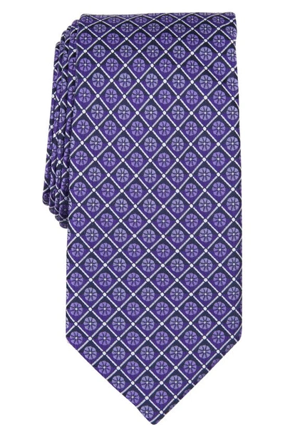 Shop Savile Row Co Cage Neat Tie In Purple