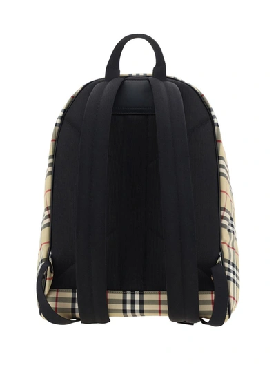 Shop Burberry Backpacks In Archive Beige