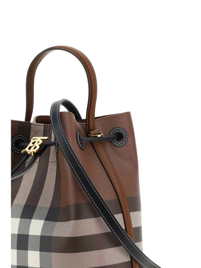 Shop Burberry Shoulder Bags In Dark Birch Brown