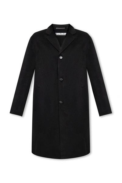 Shop Acne Studios Three-buttoned Coat In Black