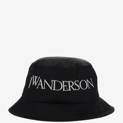 Shop Jw Anderson J.w. Anderson Bucket Hat With Logo In Black