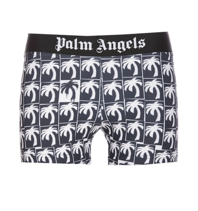 Shop Palm Angels Palms Logo Leggings In Black
