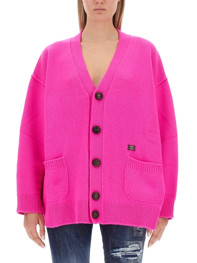 Shop Dsquared2 Wool Cardigan In Default Title