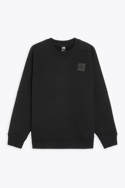 Shop The North Face Unisex The 489 Crew Black Cotton Sweatshirt With Chest Logo In Nero