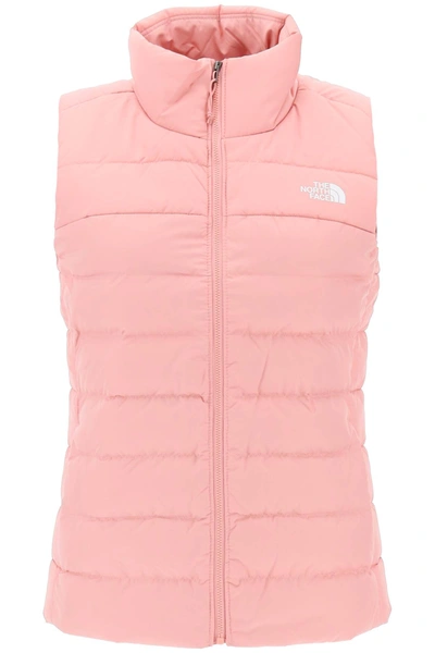 Shop The North Face Akoncagua Lightweight Puffer Vest In Shady Rose (pink)