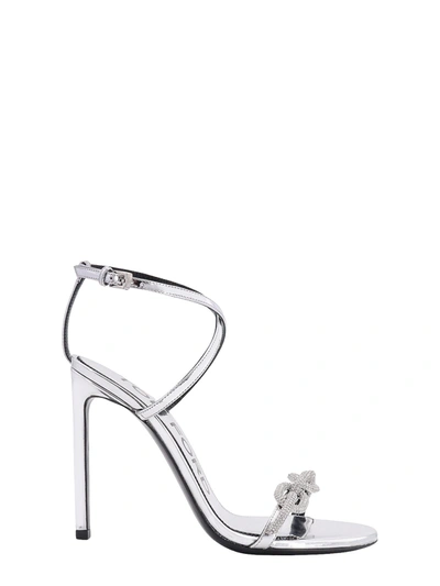 Shop Tom Ford Sandals In Silver