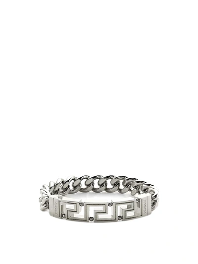 Shop Versace Bracelet In Silver