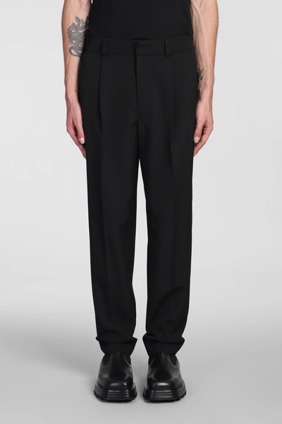 Shop Acne Studios Pants In Black Polyester