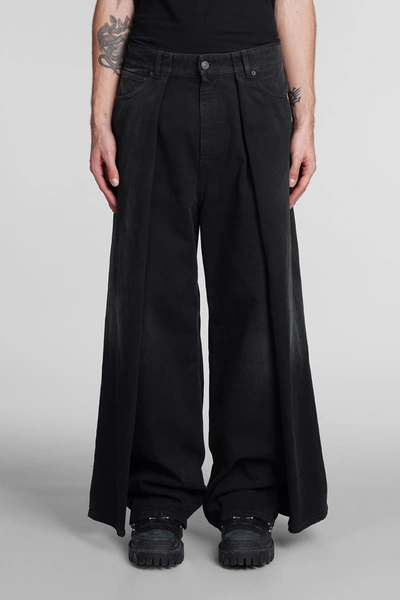 Shop Balenciaga Jeans In Black Cotton