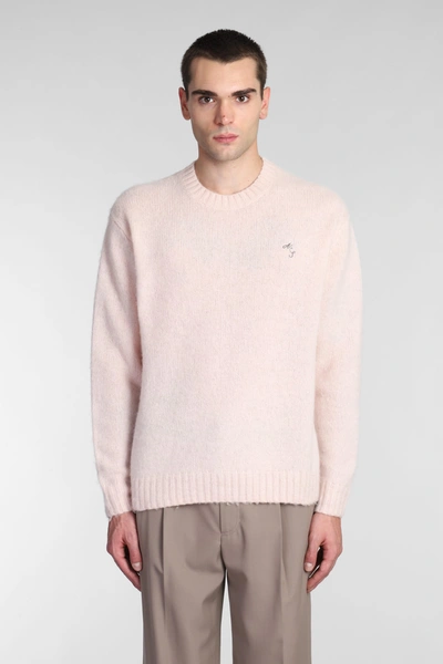 Shop Acne Studios Knitwear In Rose-pink Wool