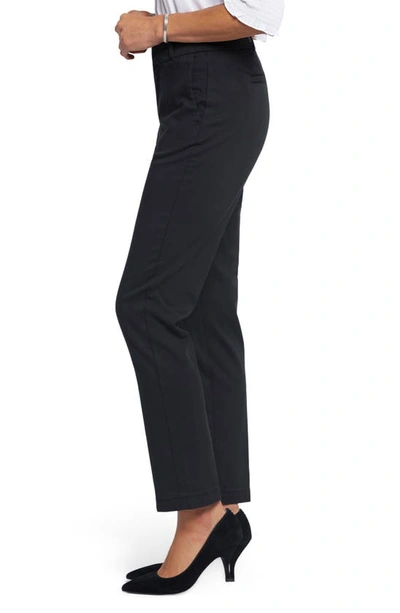 Shop Nydj Sadie Slim Pants In Black