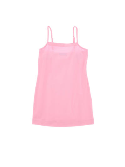 Monnalisa Sheath Dress With Rhinestones In Rosa Fairy Tale