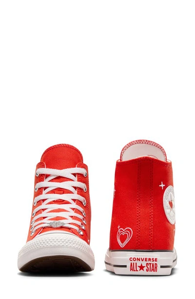 Shop Converse Chuck Taylor® All Star® Love High Top Sneaker In Fever Dream/ White/ Black