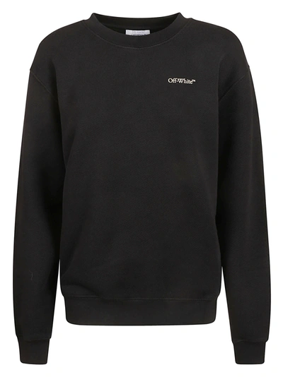 Shop Off-white Embroidered Diag Tab Regular Sweatshirt In 1061