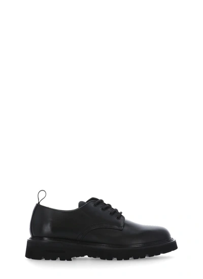 Shop Woolrich Leather Lace Up In Black