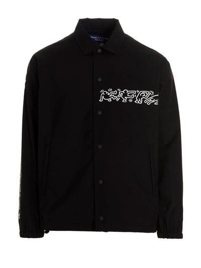 Shop Comme Des Garçons Keith Haring Jacket In Black