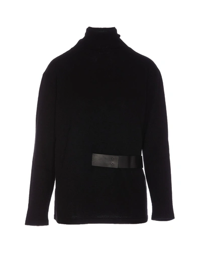 Shop Tom Ford Sweater With Belt In Black